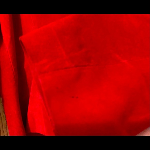 ALFANI. Red, suede jacket. Size M. - Picture 7 of 9